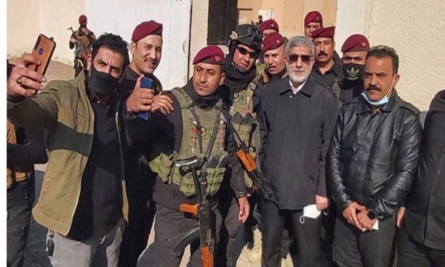 Kudüs Gücü Komutanı İsmail Kaani, Erbil'i ziyaret etti