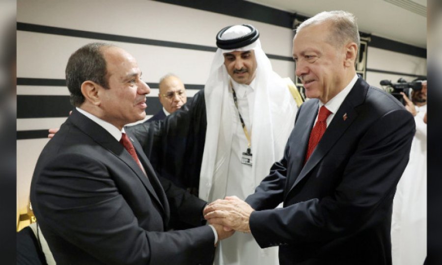 Erdoğan, Sisi ile görüştü