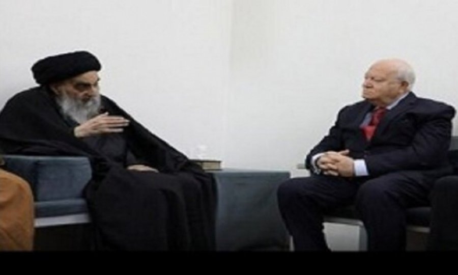 Ayetullah Sistani, BM heyetini kabul etti