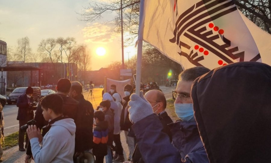 Berlin’de Suudi Arabistan’ı protesto gösterisi düzenlendi