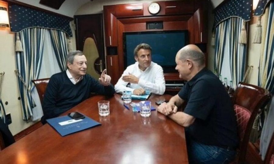 Fransa, İtalya ve Almanya liderleri Kiev'de