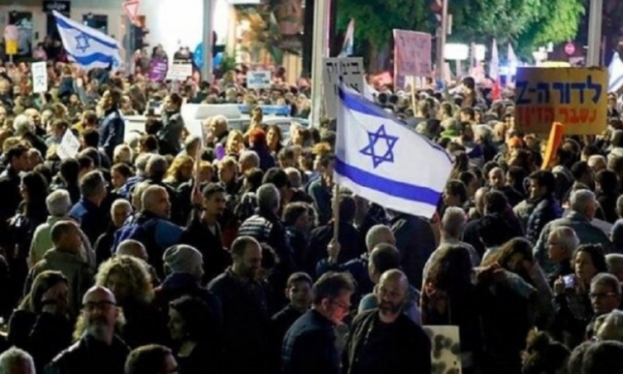 İşgal topraklarında Netanyahu karşıtı gösteriler