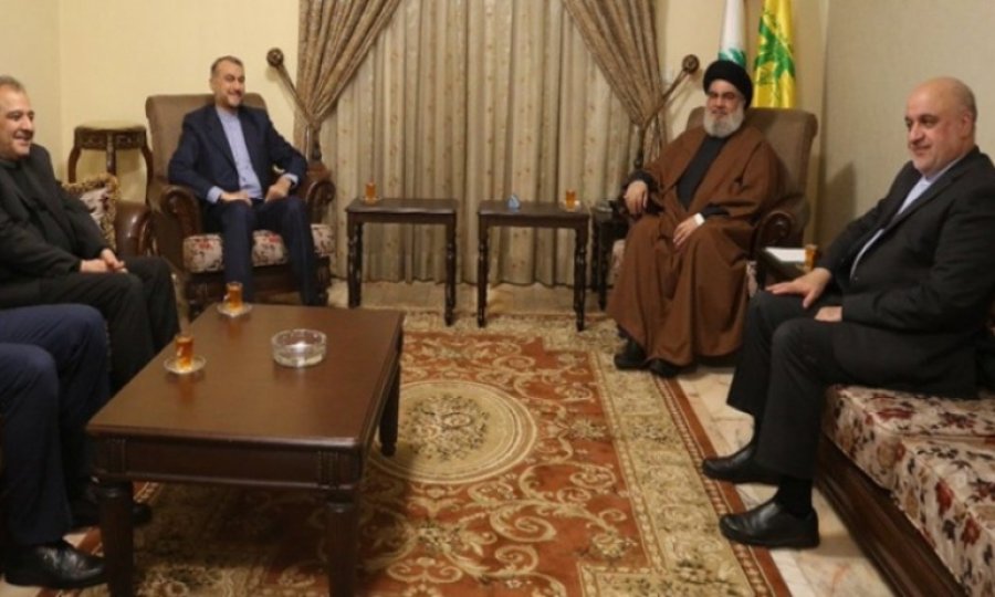 Emir Abdullahiyan Seyyid Hasan Nasrallah ile bir araya geldi