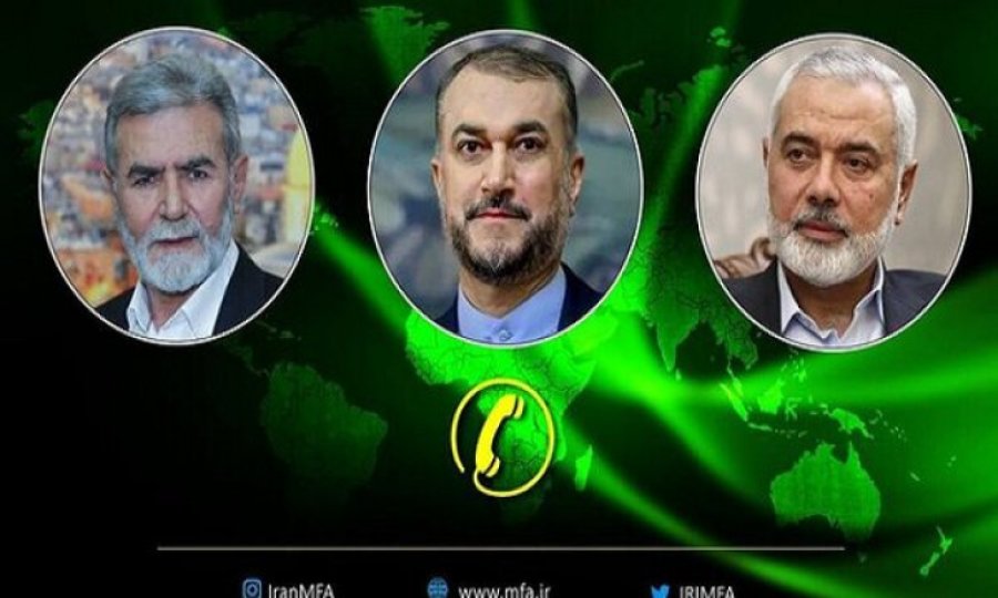 Emir Abdullahiyan Filistin direniş gruplarının liderleriyle görüştü